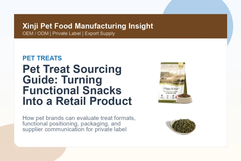Pet Treat Sourcing Guide: Turning Functional Snacks Into a Retail Product Line
