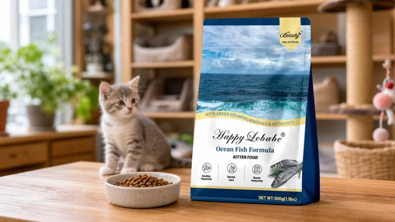 Alimento seco para gatitos OEM: cómo planificar una fórmula de pescado oceánico de marca privada